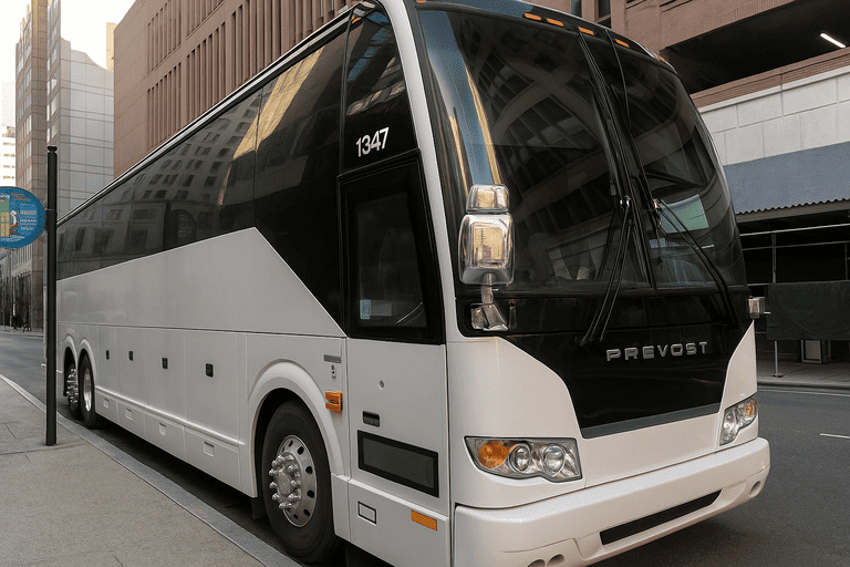 a Oakland Coach Bus Service coach bus