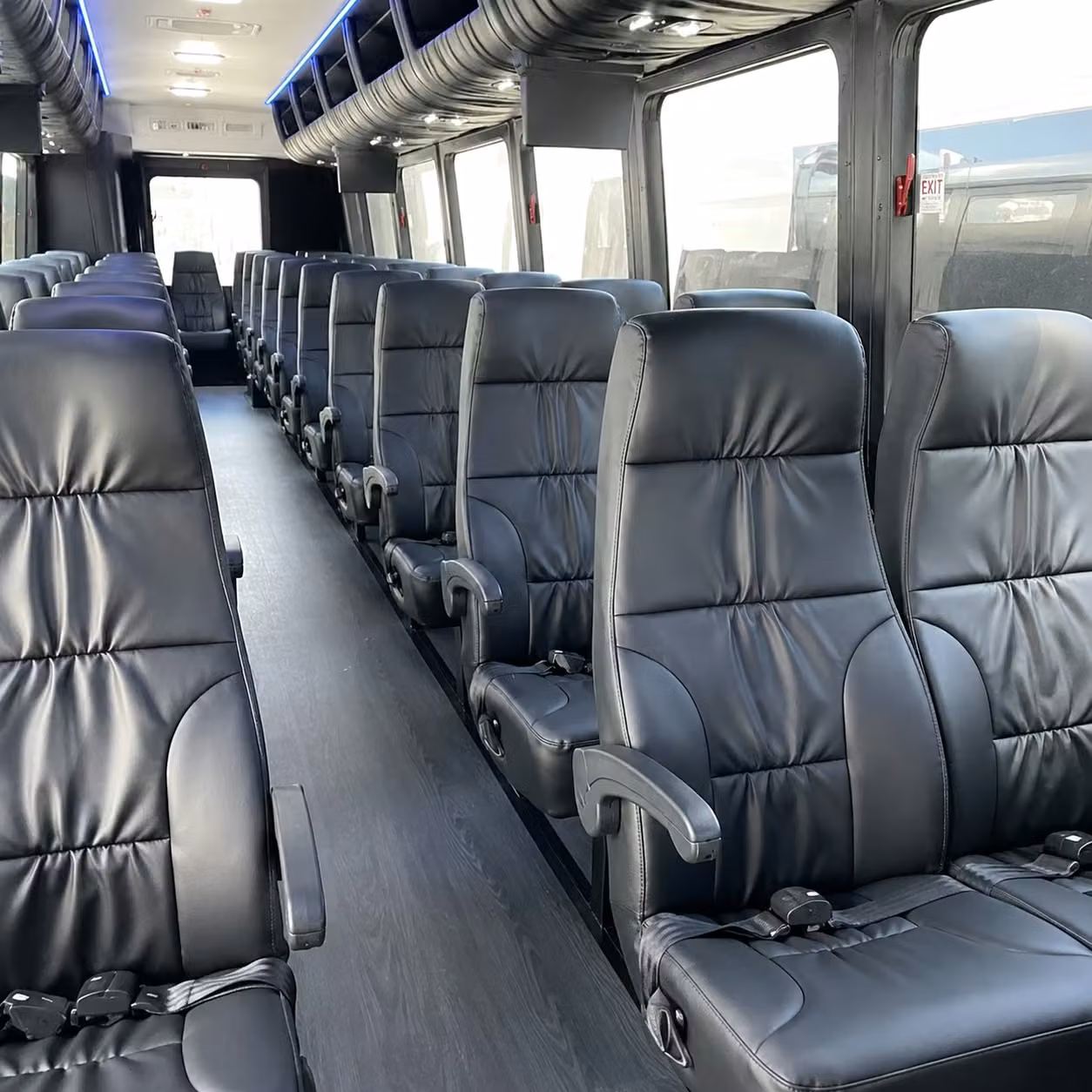 25 passenger minibus inside
