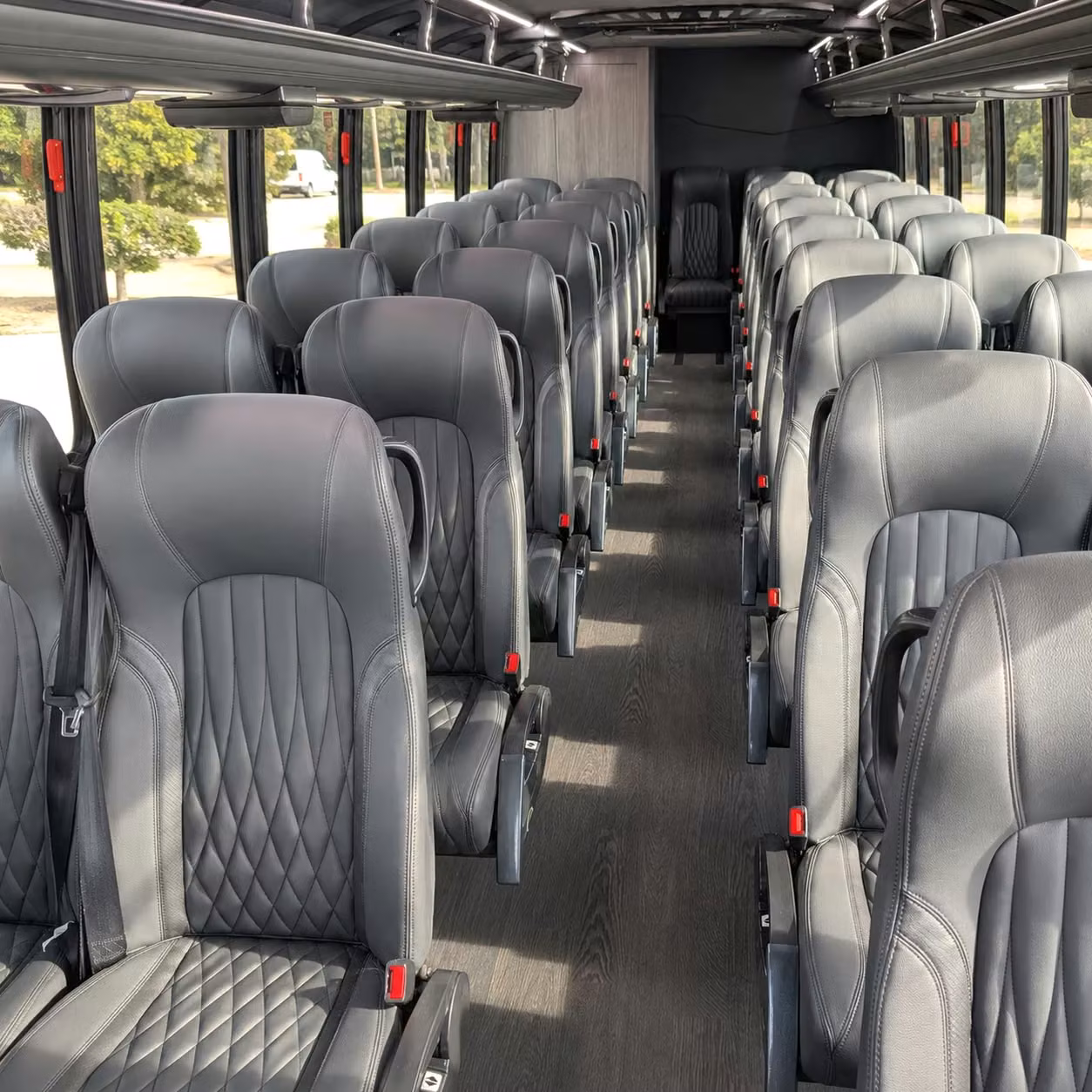 25 passenger minibus interior