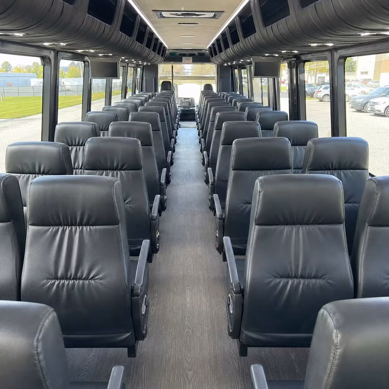 28 passenger minibus interior