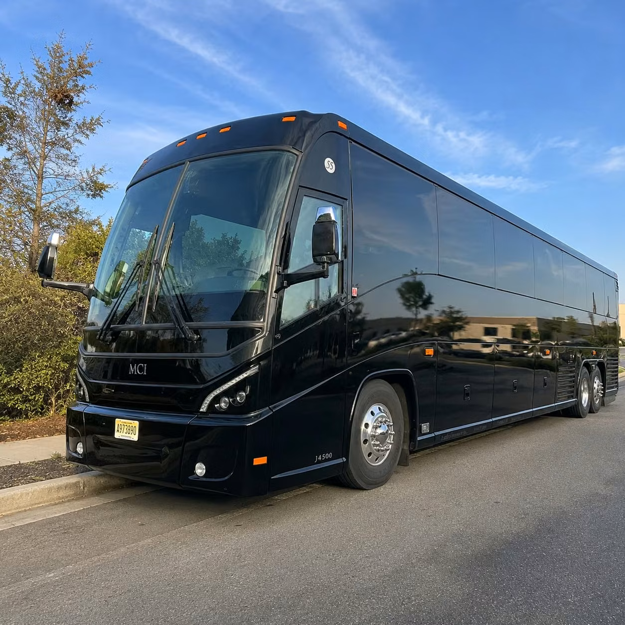 56 passenger charter bus