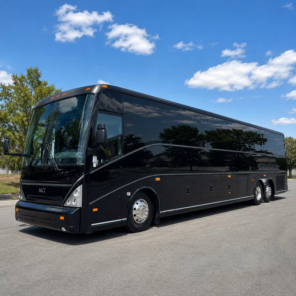 oakland 56 passenger charter bus rental