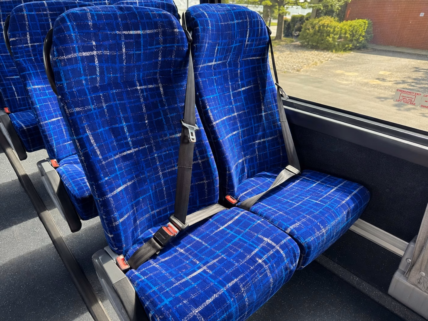 oakland charter bus rental inside
